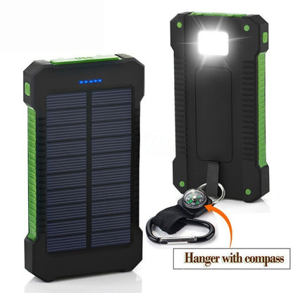 3000 MAH Universal Ultra-thin Mobile Phone Solar Charger Camping Lights